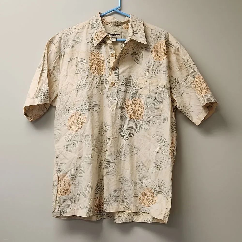 Vintage Cooke Street Honolulu Aloha Shirt L